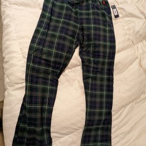 Polo Ralph Lauren Men's Med. M long pajama pants cotton flannel NWT NEW